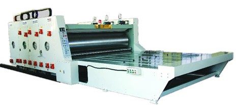 Semi-automatic 2-color printer slotter